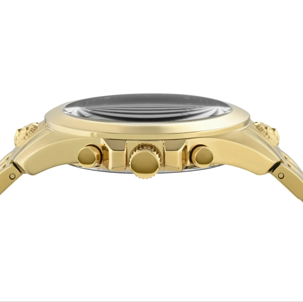 VERSUS Versace ChronographBracelet & Leather Strap Watch,
